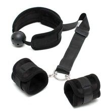 Load image into Gallery viewer, Breathable Mouth Gag With Cuffs
