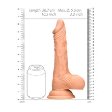 Load image into Gallery viewer, RealRock 10 Inch Dong With Testicles Flesh
