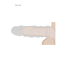 Load image into Gallery viewer, RealRock 7 Inch Penis Sleeve Black
