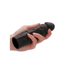 Load image into Gallery viewer, RealRock 7 Inch Penis Sleeve Black
