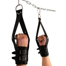 Load image into Gallery viewer, The Red Deluxe Leather Suspension Handcuffs
