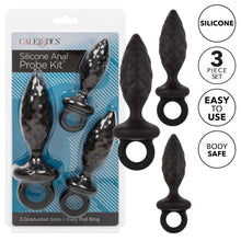 Load image into Gallery viewer, 3 Piece Silicone Anal Probe Kit

