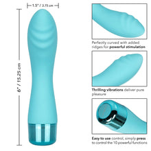 Load image into Gallery viewer, Eden Ripple Silicone GSpot Vibrator Waterproof 6 inch
