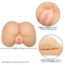 Load image into Gallery viewer, Stroke It Life Size Ass Flesh Pink
