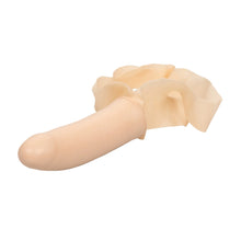 Load image into Gallery viewer, The Accommodator Face Strap On Dildo Flesh
