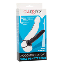 Load image into Gallery viewer, Accommodator Dual Penetrator Black Dildo
