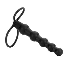 Load image into Gallery viewer, Love Rider Beaded Dual Black Penetrator
