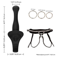 Load image into Gallery viewer, The Royal Vibrating Set Crotchless Strap On Plus Vibrating Probe
