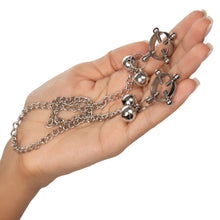 Load image into Gallery viewer, Nipple Grips 4 Point Nipple Press With Bells
