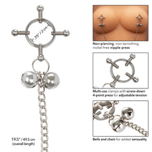Load image into Gallery viewer, Nipple Grips 4 Point Nipple Press With Bells
