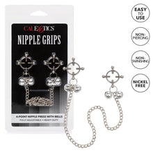 Load image into Gallery viewer, Nipple Grips 4 Point Nipple Press With Bells
