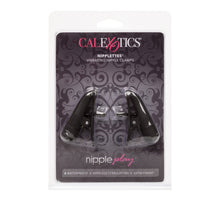 Load image into Gallery viewer, Nipplettes Vibrating Black Nipple Clamps
