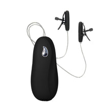 Load image into Gallery viewer, Heated Vibrating Nipple Teasers Black
