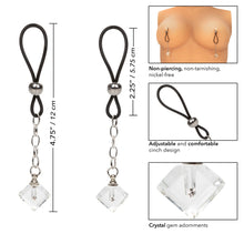 Load image into Gallery viewer, Nipple Play NonPiercing Nipple Jewellery Crystal Gem
