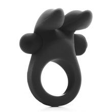 Load image into Gallery viewer, Shots Rabbit Vibrating Cock Ring Black
