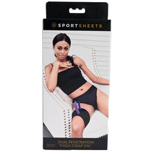 Load image into Gallery viewer, Sportsheets Strap On Dual Penetration Thigh
