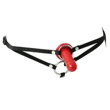 Load image into Gallery viewer, SportSheets Menage A Trois Double Presentation Harness With Dild
