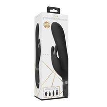 Load image into Gallery viewer, Vive Chou Double Action Interchangeable Rabbit Vibrator Black
