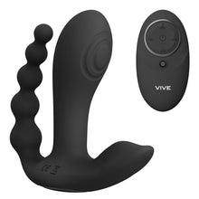 Load image into Gallery viewer, Vive Kata Double Penetrator Vibrator Black
