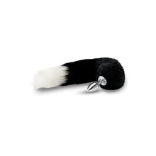 Load image into Gallery viewer, Furry Tales Black Foxtail Butt Plug
