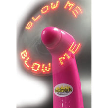 Load image into Gallery viewer, Blow Me Light Up Pocket Fan Pink
