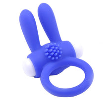 Load image into Gallery viewer, Cock Ring With Rabbit Ears Blue
