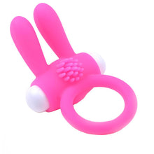 Load image into Gallery viewer, Cock Ring With Rabbit Ears Pink
