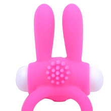 Load image into Gallery viewer, Cock Ring With Rabbit Ears Pink
