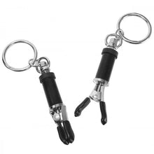 Load image into Gallery viewer, Master Series Bondage Ring Barrel Nipple Clamps
