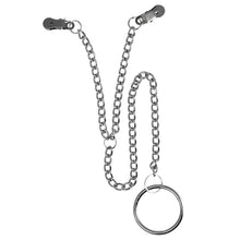 Load image into Gallery viewer, Nipple Clamps With Scrotum Ring
