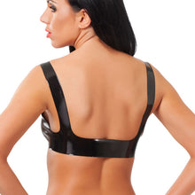 Load image into Gallery viewer, Rubber Secrets Open Nipple Bra
