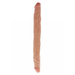 adult sex toy Get Real 14 Inch Flesh Double DildoSex Toys > Realistic Dildos and Vibes > Double DildosRaspberry Rebel