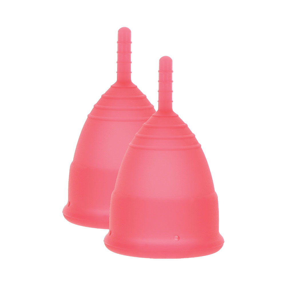 adult sex toy Mae B Intimate Health 2 Large Menstrual Cups> Relaxation Zone > Personal HygieneRaspberry Rebel