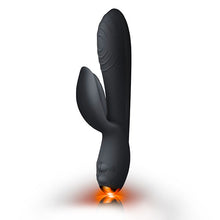 Load image into Gallery viewer, adult sex toy Rocks Off Everygirl Black Rechargeable Rabbit VibratorBranded Toys &gt; Rocks OffRaspberry Rebel

