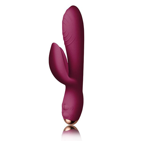 adult sex toy Rocks Off Everygirl Burgundy Rechargeable Rabbit VibratorBranded Toys > Rocks OffRaspberry Rebel