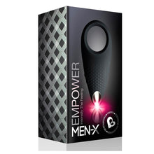 Load image into Gallery viewer, adult sex toy Rocks Off Empower MenX Cockring Black&gt; Sex Toys For Men &gt; Love Ring VibratorsRaspberry Rebel
