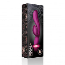 Load image into Gallery viewer, adult sex toy Rocks Off Regala Clitoral Vibrator Fuchsia&gt; Sex Toys For Ladies &gt; Vibrators With Clit StimsRaspberry Rebel
