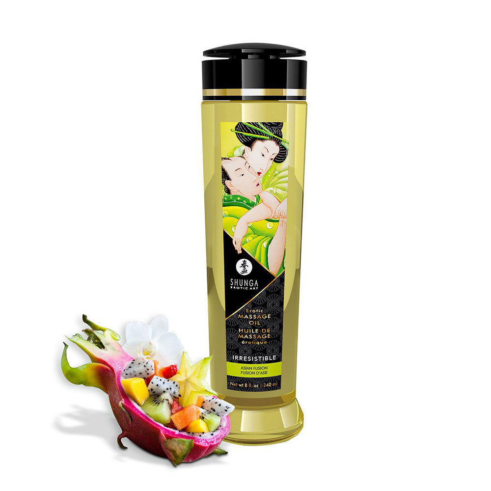 adult sex toy Shunga Massage Oil Irresistible Asian Fusion 240ml> Relaxation Zone > Bath and MassageRaspberry Rebel