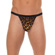 Load image into Gallery viewer, adult sex toy Mens Black GString With Leopard Print PouchClothes &gt; Sexy Briefs &gt; MaleRaspberry Rebel
