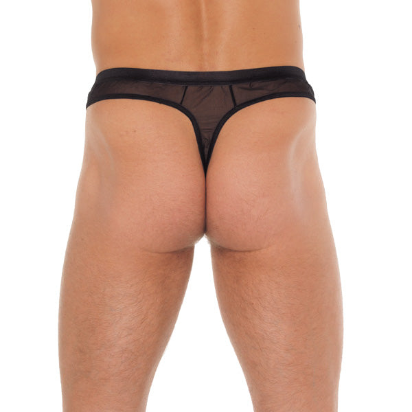 adult sex toy Mens Black Mesh GStringClothes > Sexy Briefs > MaleRaspberry Rebel