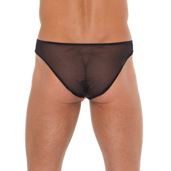 adult sex toy Mens Black Animal PouchClothes > Sexy Briefs > MaleRaspberry Rebel