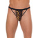 Load image into Gallery viewer, adult sex toy Mens Black GString With Black Straps To Animal Print PouchClothes &gt; Sexy Briefs &gt; MaleRaspberry Rebel
