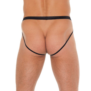 adult sex toy Mens Black Pouch With JockstrapsClothes > Sexy Briefs > MaleRaspberry Rebel