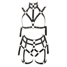 Load image into Gallery viewer, adult sex toy 2 Piece Matt Look Bondage SetClothes &gt; Bodies and PlaysuitsRaspberry Rebel
