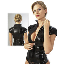 Load image into Gallery viewer, adult sex toy The Latex Zip ShirtClothes &gt; Latex &gt; FemaleRaspberry Rebel
