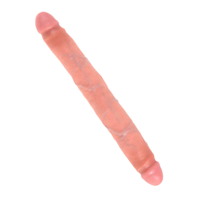 adult sex toy King Cock 12 Inch Slim Double Dildo FleshSex Toys > Realistic Dildos and Vibes > Double DildosRaspberry Rebel