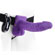 Load image into Gallery viewer, adult sex toy Fetish Fantasy Series 7 Inch Vibrating Hollow Strap On PurpleSex Toys &gt; Realistic Dildos and Vibes &gt; Hollow Strap OnsRaspberry Rebel
