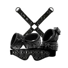 Load image into Gallery viewer, adult sex toy Sinful Bondage Kit BlackBondage Gear &gt; Bondage KitsRaspberry Rebel
