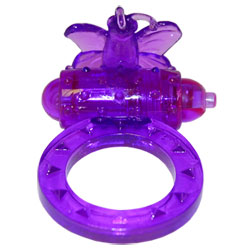 adult sex toy Toy Joy Flutter Vibrating Cock RingBranded Toys > Toy JoyRaspberry Rebel