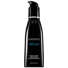 Load image into Gallery viewer, adult sex toy Wicked Aqua Fragrance Free Waterbase Lubricant 60mlsRelaxation Zone &gt; Lubricants and OilsRaspberry Rebel
